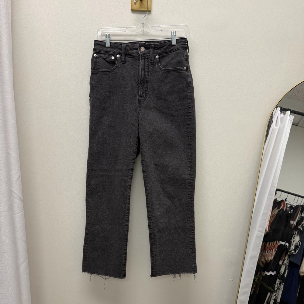 MADEWELL curvy vintage straight jeans. sz 27